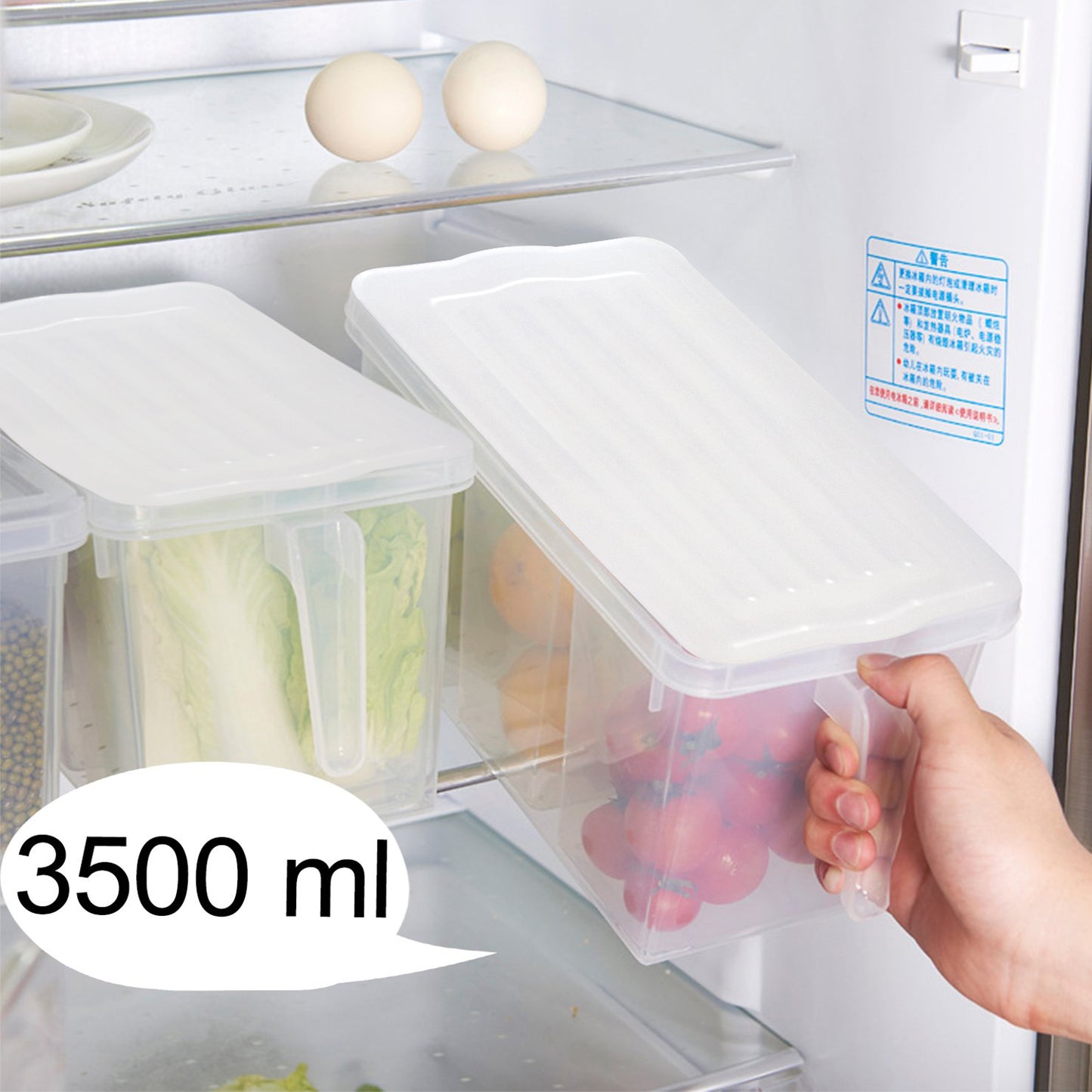 Refrigerator Organizer Fresh-keeping Box Case Kitchen Storage Box