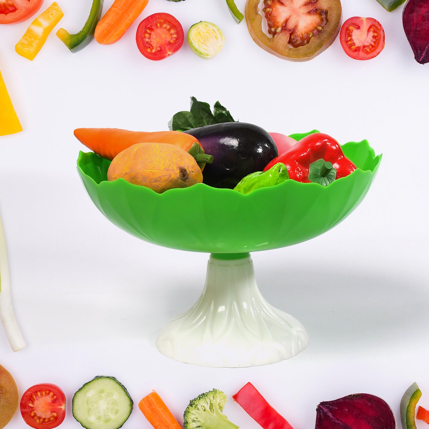 Fruit Storage Basket Egg Vegetable Bread Rice Storage Bowl Stand For Kitchen Counter Cabinet And Pantry