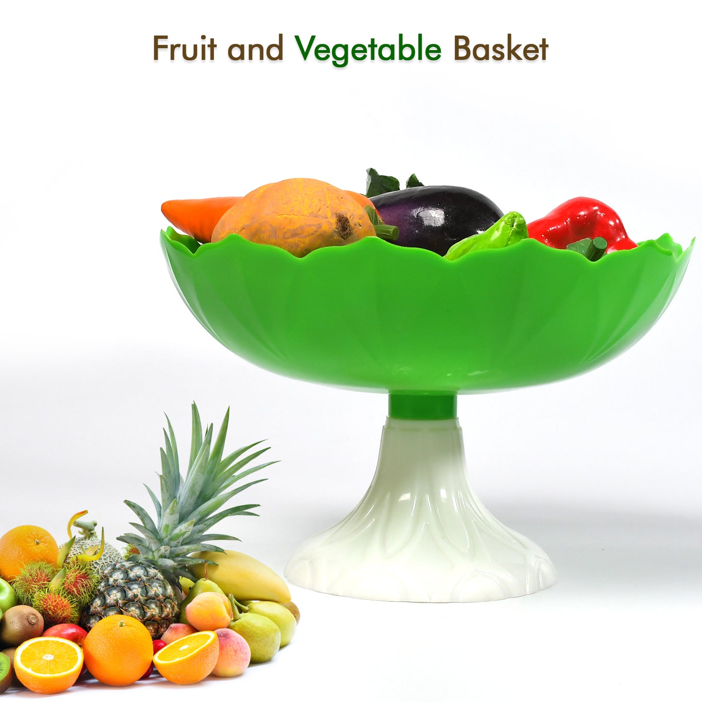 Fruit Storage Basket Egg Vegetable Bread Rice Storage Bowl Stand For Kitchen Counter Cabinet And Pantry