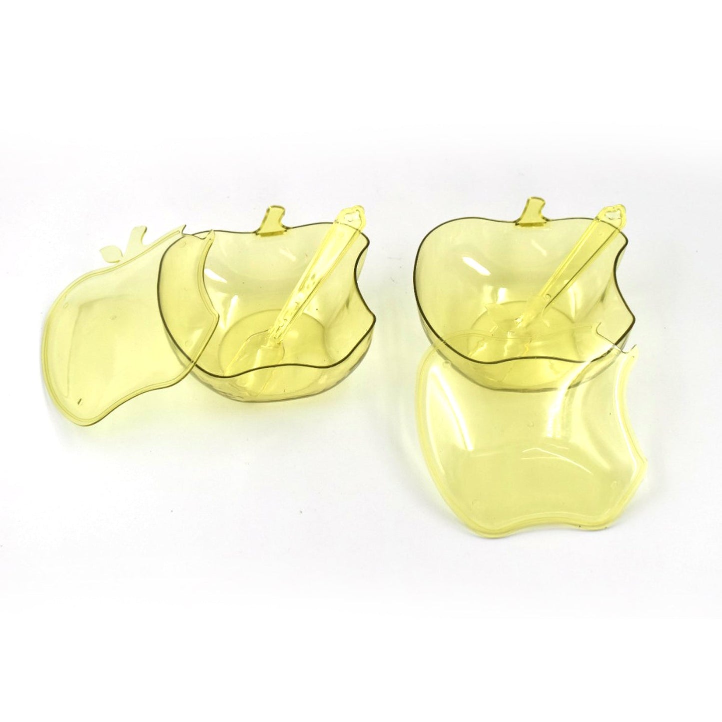 Apple Shape Tray Bowl Used For Serving Snacks And Various Food Stuffs