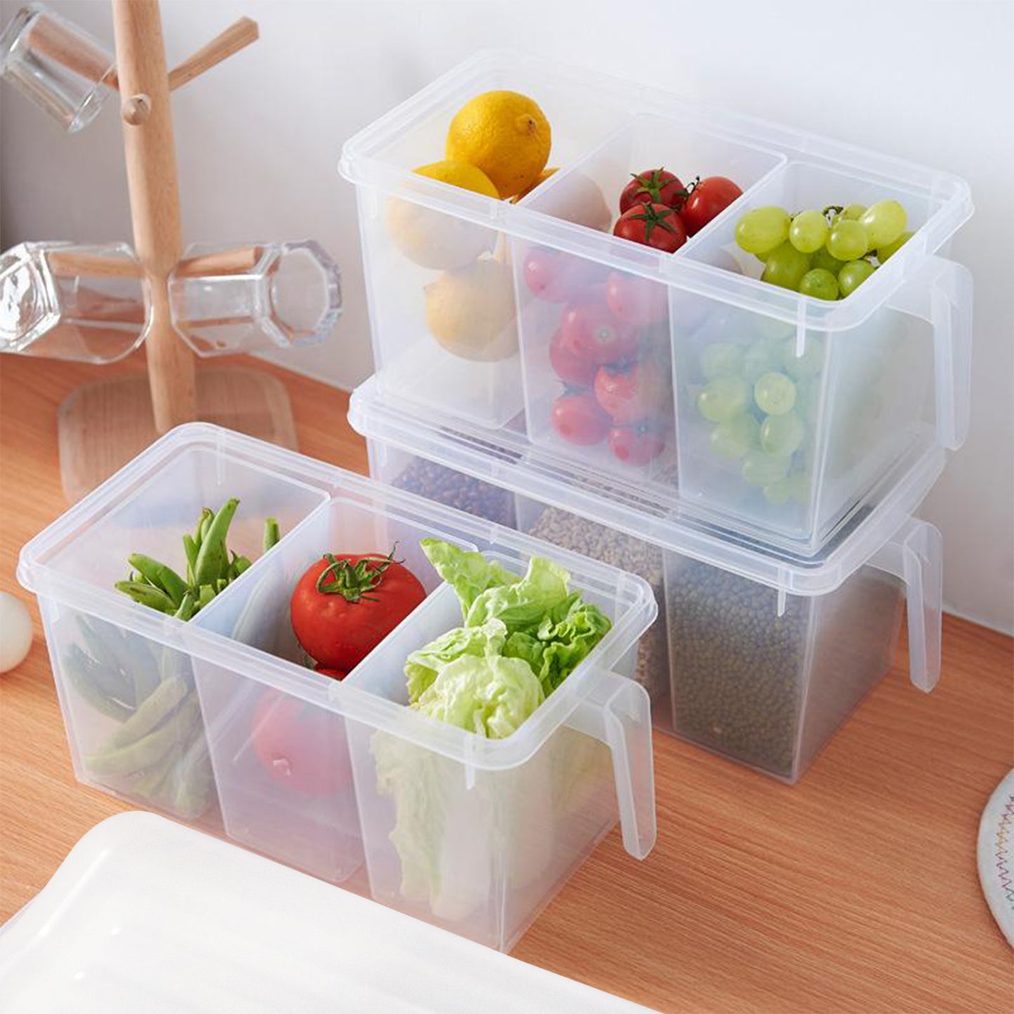 Refrigerator Organizer Fresh-keeping Box Case Kitchen Storage Box