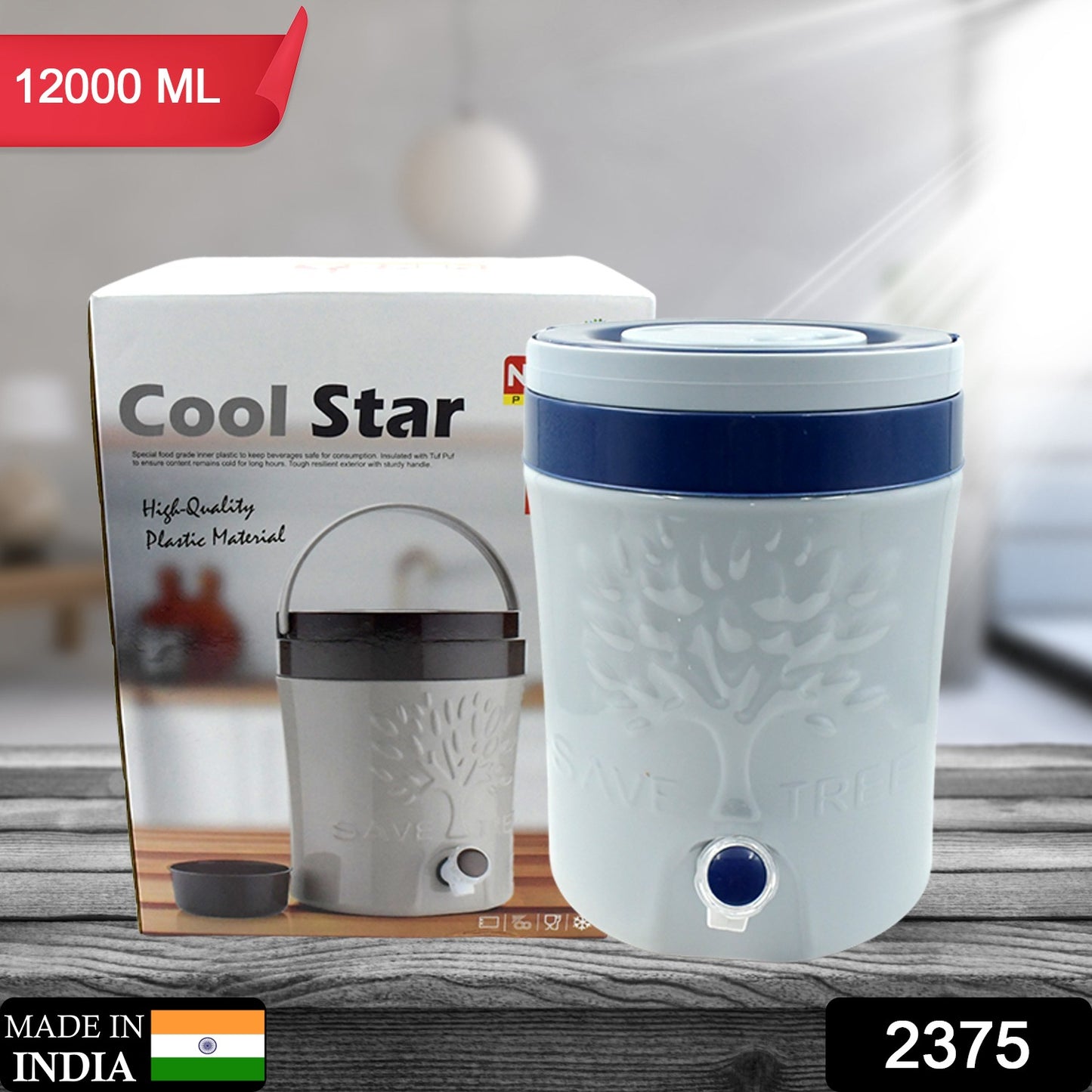 Insulated Plastic Water Rover Jug With A Sturdy Handle Water Jug Camper With Tap Plastic Insulated Water Water Storage Cool Water Storage For Home Travelling (2500ml 7500ml 12000ml)