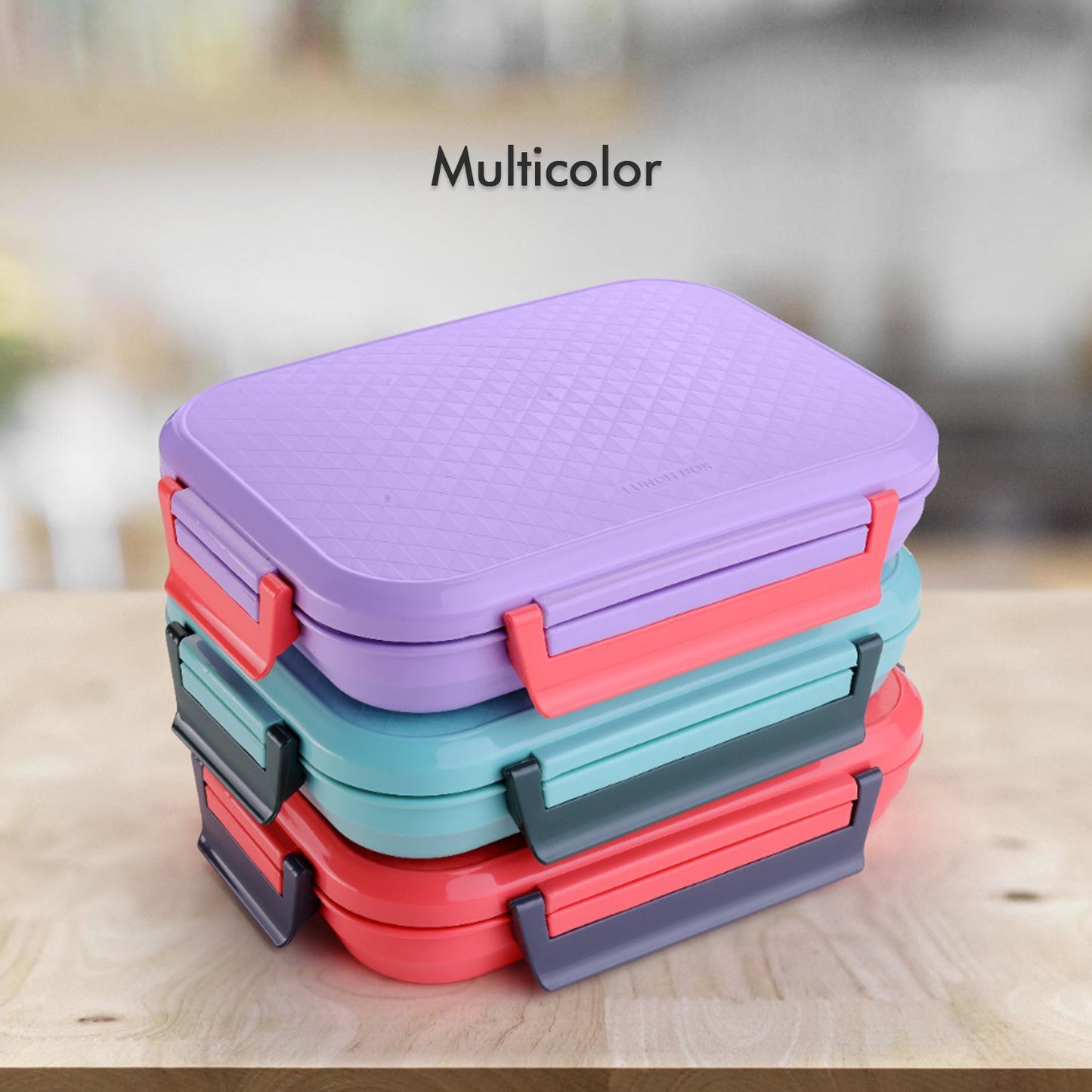 Lunch Box Plastic With Steel Plate Small Lunch Box High Quality Box For Kids School Customized Plastic Lunch Box For Girls Boy
