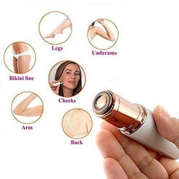 Electric Eyebrow Trimmer Facial Hair Remover for Women - Image 2