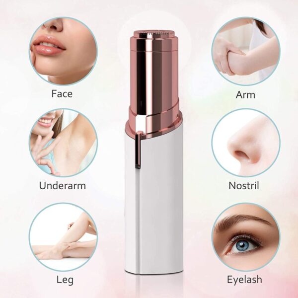 Electric Eyebrow Trimmer Facial Hair Remover for Women - Image 3